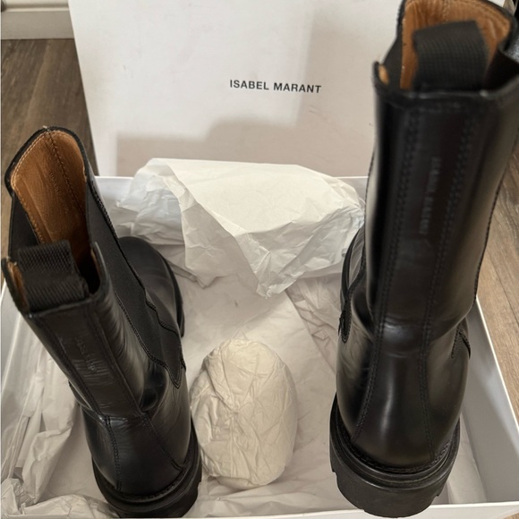 Isabel Marant Black Maxi Chunky Combat Boots size 41 - Picture 5 of 8